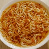 素麺で作る和風冷麺